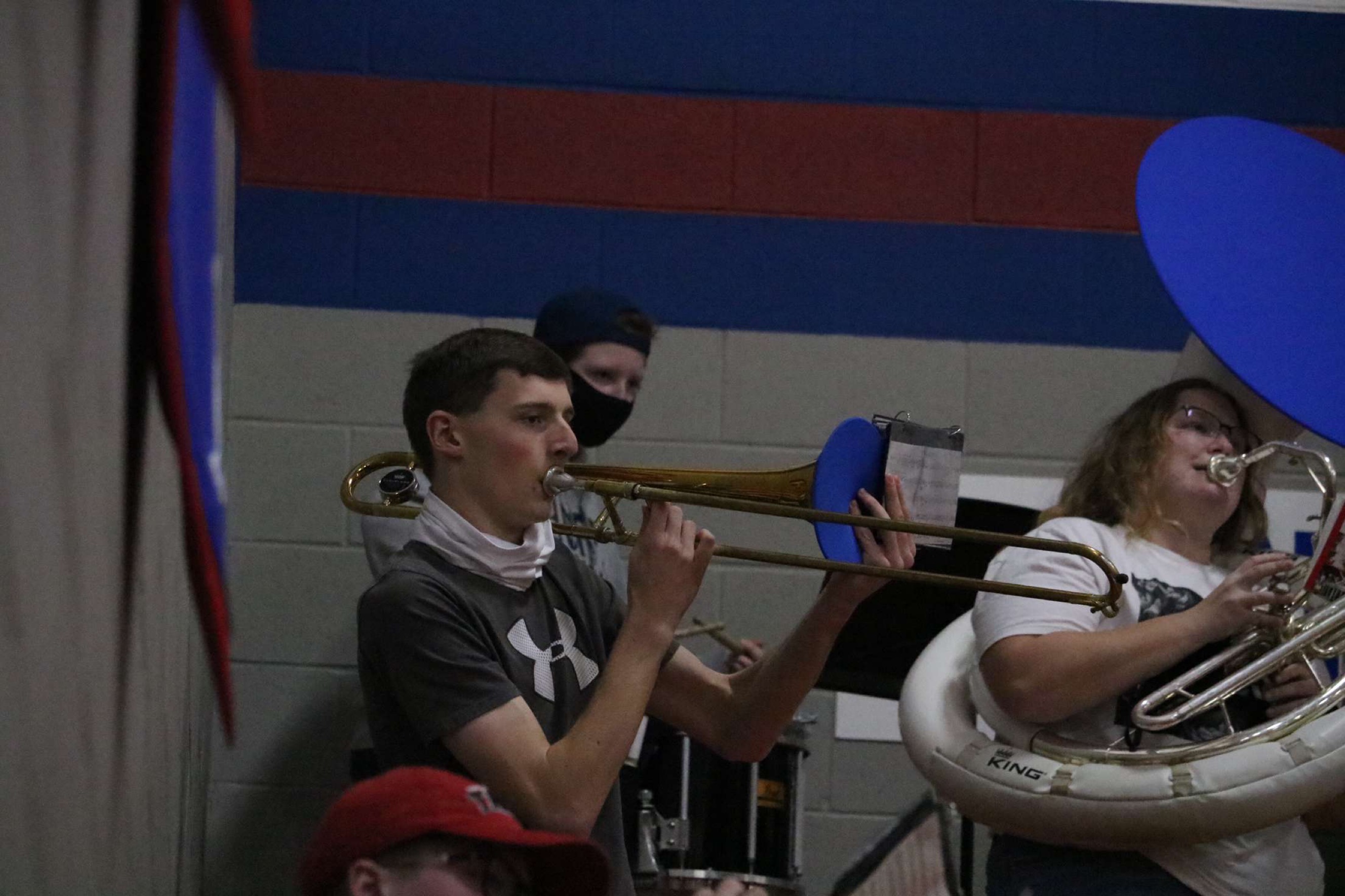 Andrew Pipo Pep Band Photo